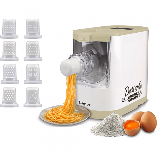 Elektrische Nudelmaschine 2 in 1 Beper Pasta Mia - zum Kneten und Pressen