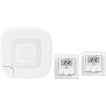eQ-3 Homematic IP Funk Starter Kit smarte Fußbodenheizung für 2 Räume HmIP-HAP2+HmIP-BWTH