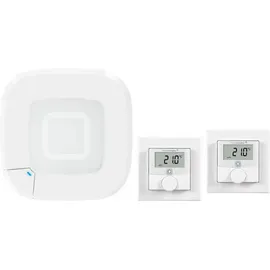 eQ-3 Homematic IP Funk Starter Kit smarte Fußbodenheizung für 2 Räume HmIP-HAP2+HmIP-BWTH