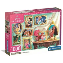CLEMENTONI 37046 Puzzle 1000 Teile Disney Collection Compact Disney Princess