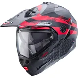 Caberg Tourmax X Sarabe Klapphelm, grau/schwarz/rot, L