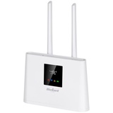 REBEL RB-0702 WLAN-Router Einzelband (2 4GHz) 3G 4G, Router, Weiss