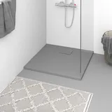 vidaXL Duschwanne Smc Grau 80x80 cm