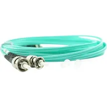 BlueOptics Duplex LWL Patchkabel LC-ST Multimode OM3 10 m), LC ST MM aqua 10,0m Netzwerkkabel