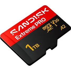 SanDisk Extreme Pro microSDXC UHS-I U3 V30 A2 1 TB + SD-Adapter