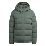 adidas Damen Helionic Daunenjacke, Green Oxide, XS