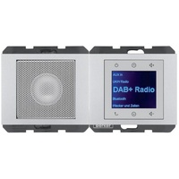 Berker 30807003 Radio mit Lautsprecher DAB+, Bluetooth K.x alu