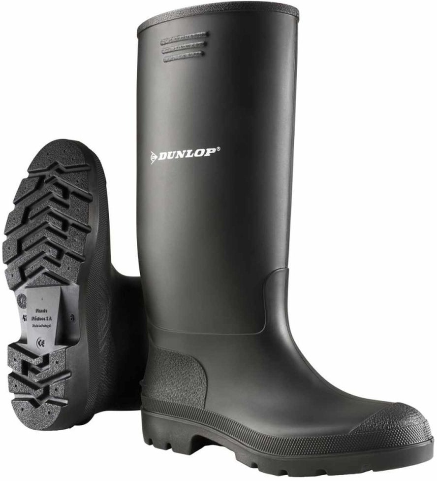 DUNLOP UNISEX Gummistiefel Gartenstiefel Stiefel / Arbeitsschuh Pricemastor schwarz, Schuhgr. Arbeitsstiefel: 43