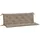 vidaXL Gartenbank-Auflagen 2 Stk. Taupe 150x50x7 cm Oxford-Gewebe