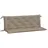 vidaXL Gartenbank-Auflagen 2 Stk. Taupe 150x50x7 cm Oxford-Gewebe