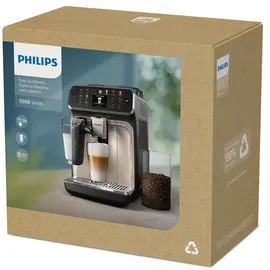 Philips 5500 Series LatteGo EP5546/70 Schwarz/Silber