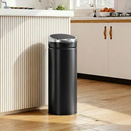 Homcom Sensor Mülleimer 50 l Schwarz
