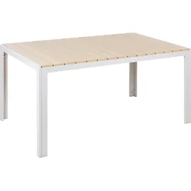 Beliani Como Set 7-tlg. Beige/Weiß