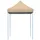 vidaXL Partyzelt Faltbar Pop-Up Beige 200x200x306 cm