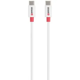 SKROSS USB-C auf USB-C 1,2 m Weiß