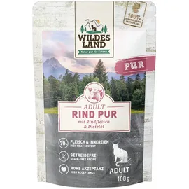 Wildes Land Hühnerpüree für Kätzchen 12 x 100 g