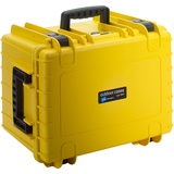 B&W International Outdoor Case Type 5500 gelb + Schaumstoff