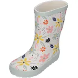 Koel WELLIE BARE MULTI Gummistiefel White Flowers 27