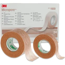 3M Micropore Vliespflaster 1,25 cm x 9,14 m 3 St.