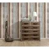 A.S. Création A.S. Creation Vliestapete New England Natur Braun Grau Beige FSC®