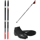 F2 Set Langlaufski Ride CC 185cm +Schuh Ride CC Gr. 38 + Skistock 120-170cm