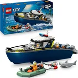 LEGO City Verfolgungsjagd im Polizeiboot