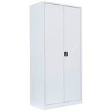 Lüllmann Putzmittelschrank 545547 signalweiß 92,5 x 42,2 x 195,0 cm, aufgebaut