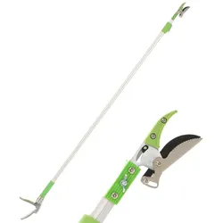 Verdemax - Baumschere mit Teleskopstange - manuell mit Teleskopstange 180-300 cm
