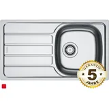 Franke Spark SKN 611-78 - 101.0729.490 Edelstahlspüle ungebürstet Einbauspüle