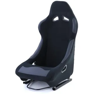 Tenzo-R Gaming Chair Sportsitz Vollschalensitz Race 1 Stoff Schwarz mit Laufschienen schwarz