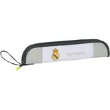Safta Real Madrid Equiicion 25/26 Flötenhalter, hochwertig und widerstandsfähig, Flöte, Musikinstrument, 37 x 2 x 8 cm, weiß, M, Casual