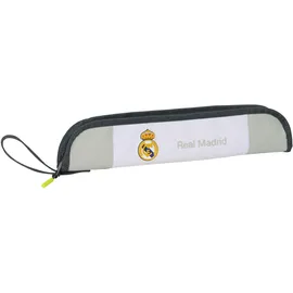 Safta Real Madrid Equiicion 25/26 Flötenhalter, hochwertig und widerstandsfähig, Flöte, Musikinstrument, 37 x 2 x 8 cm, weiß, M, Casual