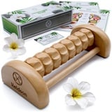 HELDSON® Fußmassageroller Holz - FSC®100% - Fußmassagegerät - Massage Roller für Fußmassage - Foot Massager - Fussmassageroller - Fussmassagegerät - Massagegerät für Füße - Fersensporn