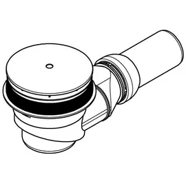 Grohe Ablaufgarnitur Ø 11,2 cm Abgang waagerecht Chrom