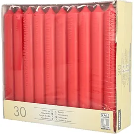 Papstar Tafelkerzen 30 St. Ø 2,1 cm 19,6 cm rot