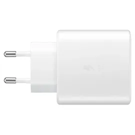 Samsung USB-C Ladeadapter mit Schnellladefunktion 45W + USB-C Kabel EP-TA845 Weiß