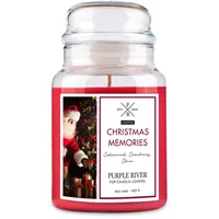 Purple River Duftkerze im Glas Christmas Memories 623g