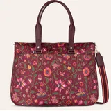 Oilily Charly Carry All Joy Flowers Chocolate