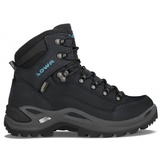 Lowa Renegade GTX Mid Damen asphalt/türkis 44,5