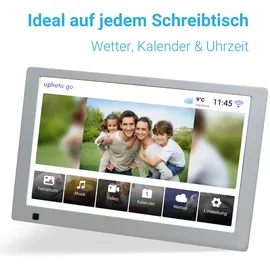 Xoro CPF 10B1 Digitaler Bilderrahmen mit WLAN SD Kartenleser, USB, Bewegungssensor, 1280 x 800 Auflösung, 16:10 Format, App-Steuerung