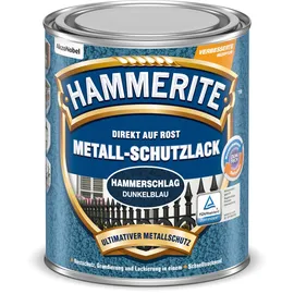 Hammerite Metall-Schutzlack 750 ml hammerschlag dunkelblau
