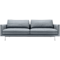 Creation BY ROLF BENZ 3,5-Sitzer »CR.414, Designsofa, edles Sofa, Loungesofa, Ledersofa, klares Design«, aus Leder oder Chenille, erstklassiger Sitzkomfort, legere Polsterung blau