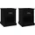 vidaXL Nachtschrank 39 x 39 x 47,5 cm Schwarz