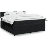 vidaXL Boxspringbett 200 x 200 cm Schwarz