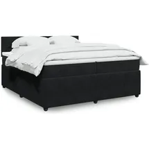 vidaXL Boxspringbett 200 x 200 cm Schwarz