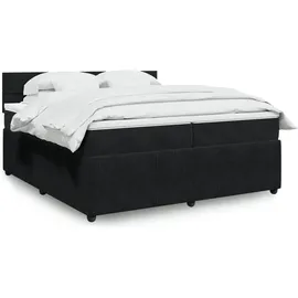 vidaXL Boxspringbett 200 x 200 cm Schwarz