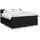 vidaXL Boxspringbett 200 x 200 cm Schwarz