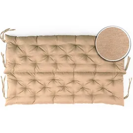 sunnypillow Bankauflage 110 x 50 x 50 cm beige 1 St.