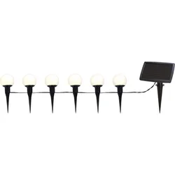 Best Season LED-Solarlichterkette Balls Combo 6-teilig warmweiß