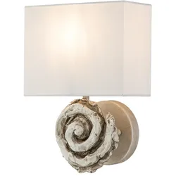 Swirl Wandleuchte weiß Flambeau FB-SWIRL-1L-W